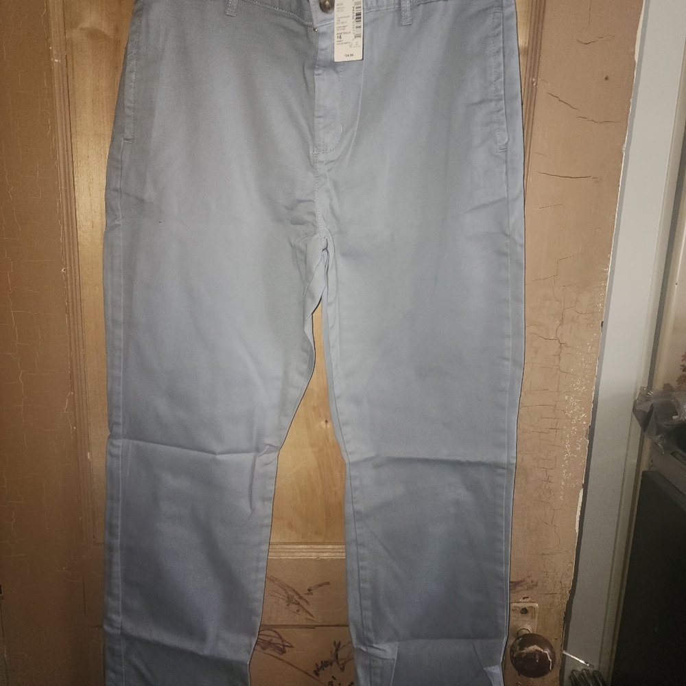 Gray Boys' Uniform Pants Husky 16